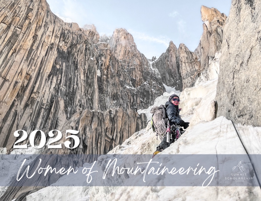 Cover of the 2025 Women of Mountaineering calendar