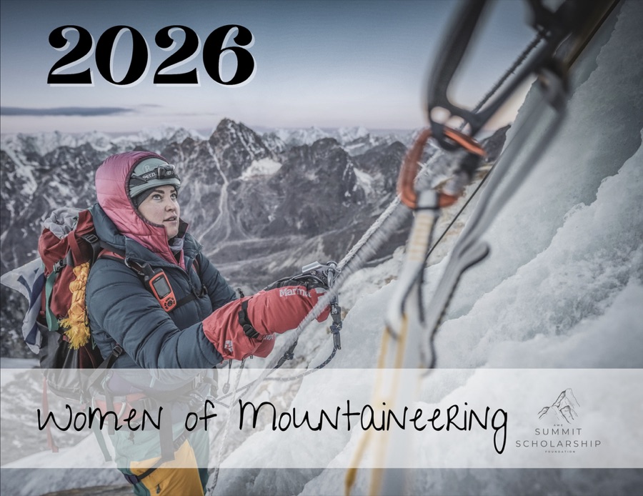 Cover of the 2026 Women of Mountaineering calendar
