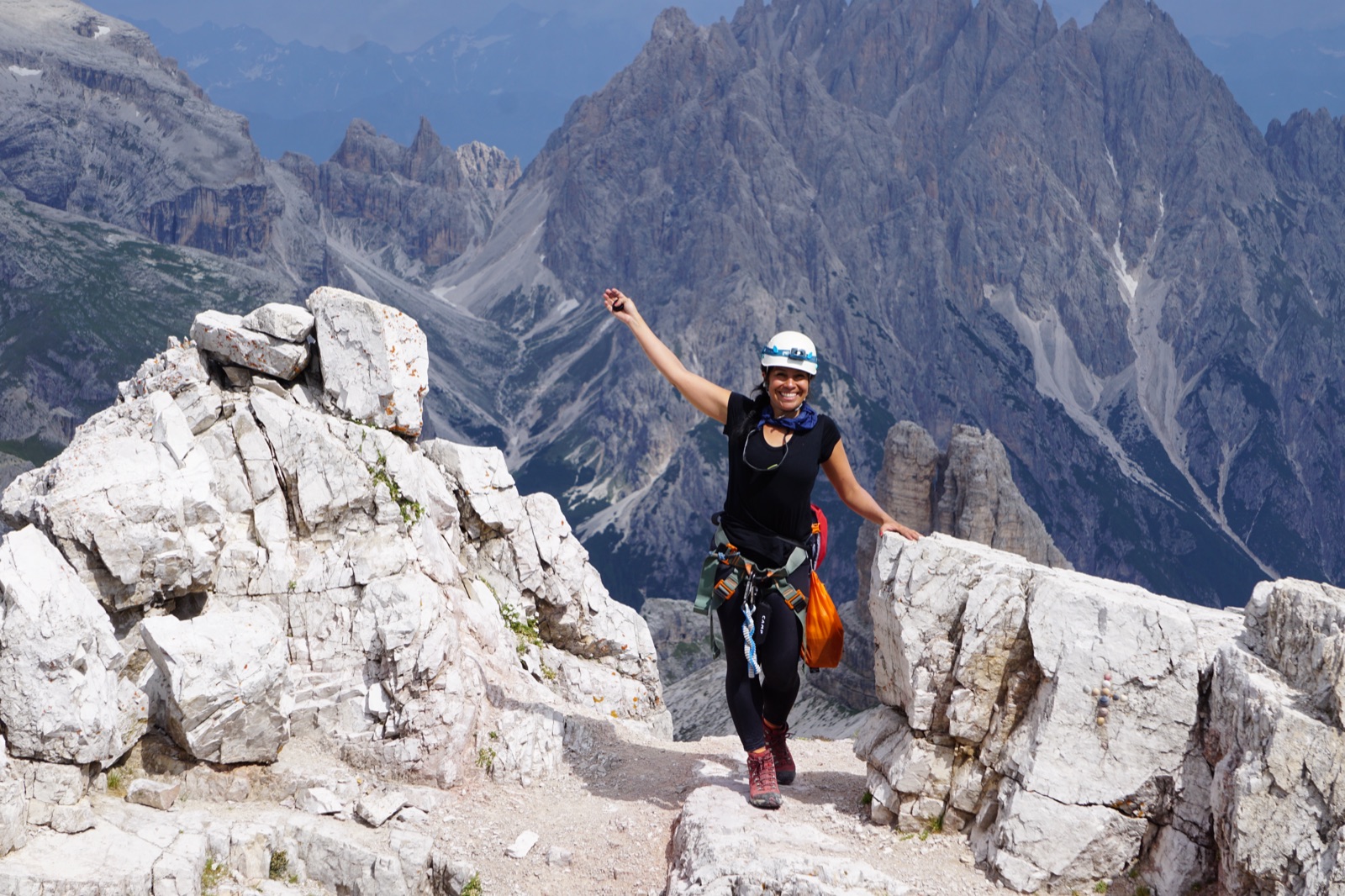 Georgina Miranda in the mountains