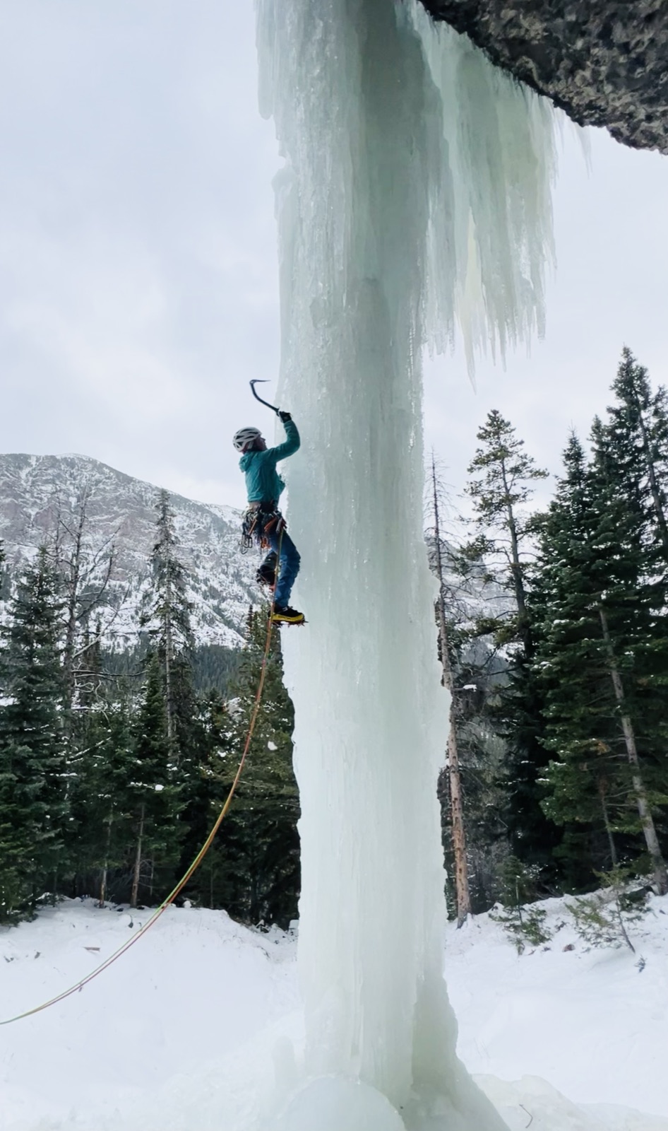 Jeannie Wall in the mountains